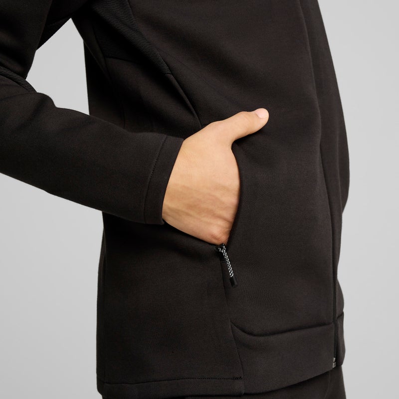 PUMA EVOSTRIPE Mens Black Full-Zip Hoodie - Image 2